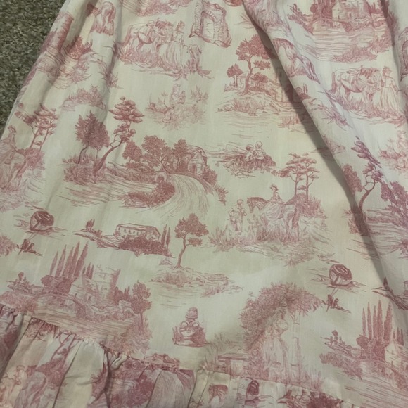 Ivy City Co Antoinette maxi dress L pink white coquette praire girly feminine - Picture 5 of 12